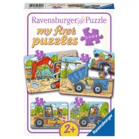 Ravensburger My First puzzel Bouwwagens vanaf 2 jaar